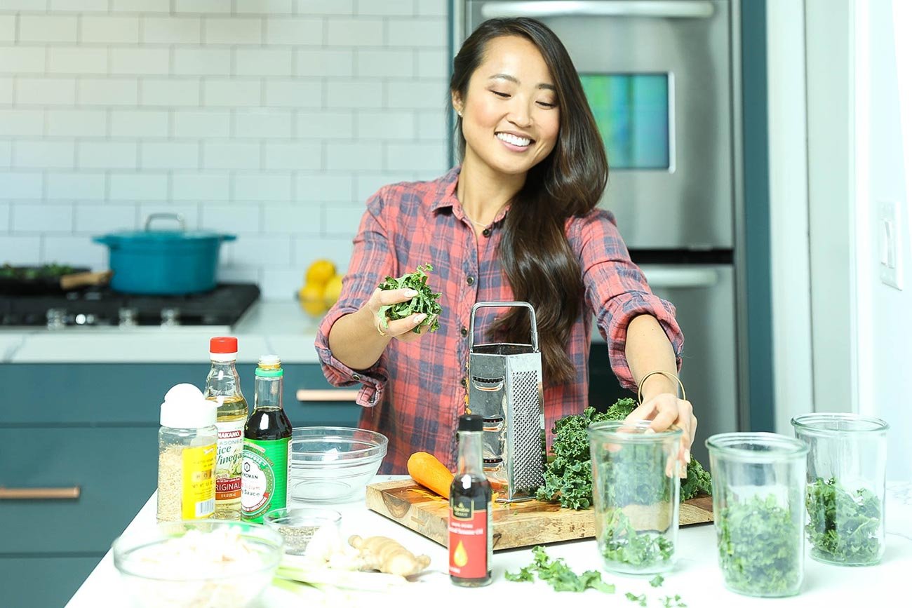 Chungah in the kitchen